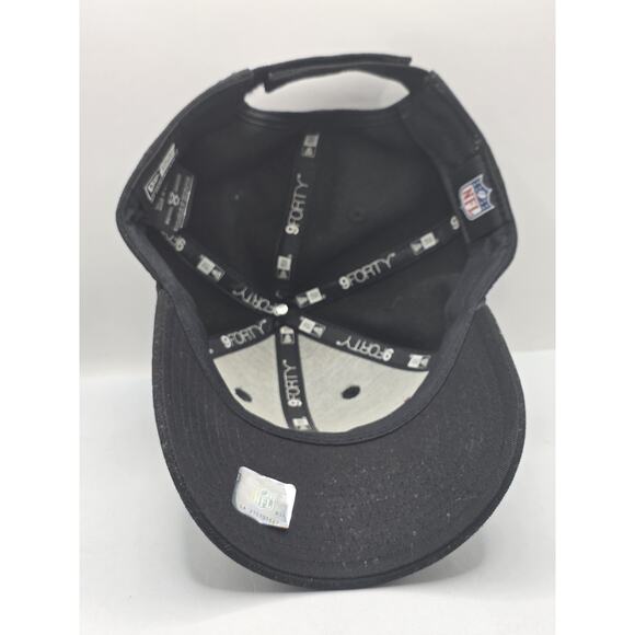 New Era Baltimore Ravens Hat 9Forty Black Adjustable‎ NFL Strapback Cap Football - Picture 10 of 12